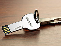 PConKey 64 GB USB-Speicherstick "sticKey", wasserdicht, silber PConKey Schlüssel USB Speichersticks