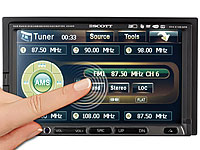 SCOTT Autoradio "DNX2100" mit 7"-Touchscreen, 3D-Navigation, DVD