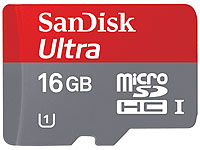 SanDisk 16GB Ultra<br />microSDHC Speicherkarte, 30 MB/s,...