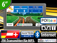 NavGear 6" Navigationssystem GTX-60-DVB-T D-A-CH (refurbished) NavGear Mobile Navi-Systeme 6" mit DVB-T