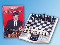 Millennium Sprechende Schachschule rot (Schachcomputer  + Lehrbuch)