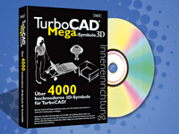 IMSI TurboCAD Mega Symbole 3D - 4.000 Symbole für die Inneneinrichtung IMSI CAD-Softwares (PC-Softwares)