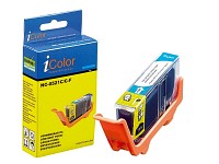 iColor Patrone für CANON (ersetzt CLI-521C), cyan ohne CHIP iColor Kompatible Druckerpatronen für Canon-Tintenstrahldrucker