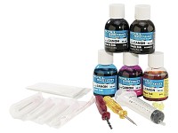 Refill-Kit für CANON black + color (5x30ml) Refill-Kits für Canon-Tintenpatronen