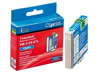 Cliprint Tintentank für EPSON (ersetzt T04424010), cyan Cliprint Kompatible Druckerpatronen für Epson Tintenstrahldrucker