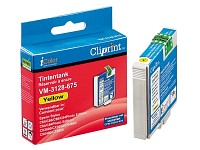 Cliprint Tintentank für EPSON (ersetzt T04444010), yellow Cliprint Kompatible Druckerpatronen für Epson Tintenstrahldrucker