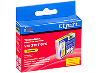 Cliprint Tintentank für EPSON (ersetzt T1284), yellow M Cliprint Kompatible Druckerpatronen für Epson Tintenstrahldrucker