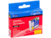 Cliprint Tintentank für EPSON (ersetzt T1291), black L Cliprint Kompatible Druckerpatronen für Epson Tintenstrahldrucker