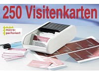Sattleford 250 Visitenkarten, microperforiert, Inkjet & Laser, 250 g/m², 85 x 54 Sattleford 