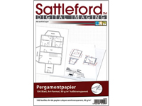 Sattleford 100 Blatt Pergamentpapier für Laser/Inkjet-Drucker 90g/A4 Sattleford Laser-Druckerpapiere & -Kartons