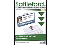 Sattleford Namensschild-Halter 50 St. inkl. Namensschilder 100St Sattleford