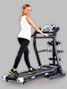 Profi-Laufband LF-412.multi mit Fitness-Station und Bandmassage newgen medicals Laufband Fitness-Stationen