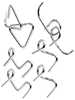 Playtastic Geduldspiele aus Metall, 4er-Set Playtastic Metall Geduldspiele Packs