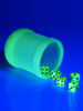 Playtastic Glow-in-the-dark Würfelbecher mit 5 Würfeln Playtastic Würfelbecher mit Würfeln