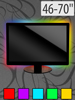 Lunartec TV-Hintergrundbeleuchtung LT-184C, USB 2.0, multicolor,46-70" Lunartec TV Hintergrundbeleuchtungen
