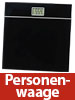 newgen medicals Elegante Design-Personenwaage, bruchsicheres Glas, schwarz, bis 180 kg newgen medicals Digitale Personenwaagen