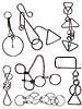 Playtastic Geduldspieleset 3 (7-teilig), Metall Playtastic Metall Geduldspiele Packs