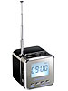 auvisio Mini-MP3-Station "MPS-550.cube" mit integriertem Radio auvisio MP3 Soundstations