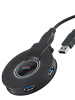 Xystec Aktiver Super-Speed USB-3.0-Hub mit 4 Ports "SSU-5004" Xystec 
