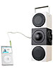 auvisio Portable Aktiv-Soundbox mit USB- & SD-Card-Player & Power-Akku auvisio