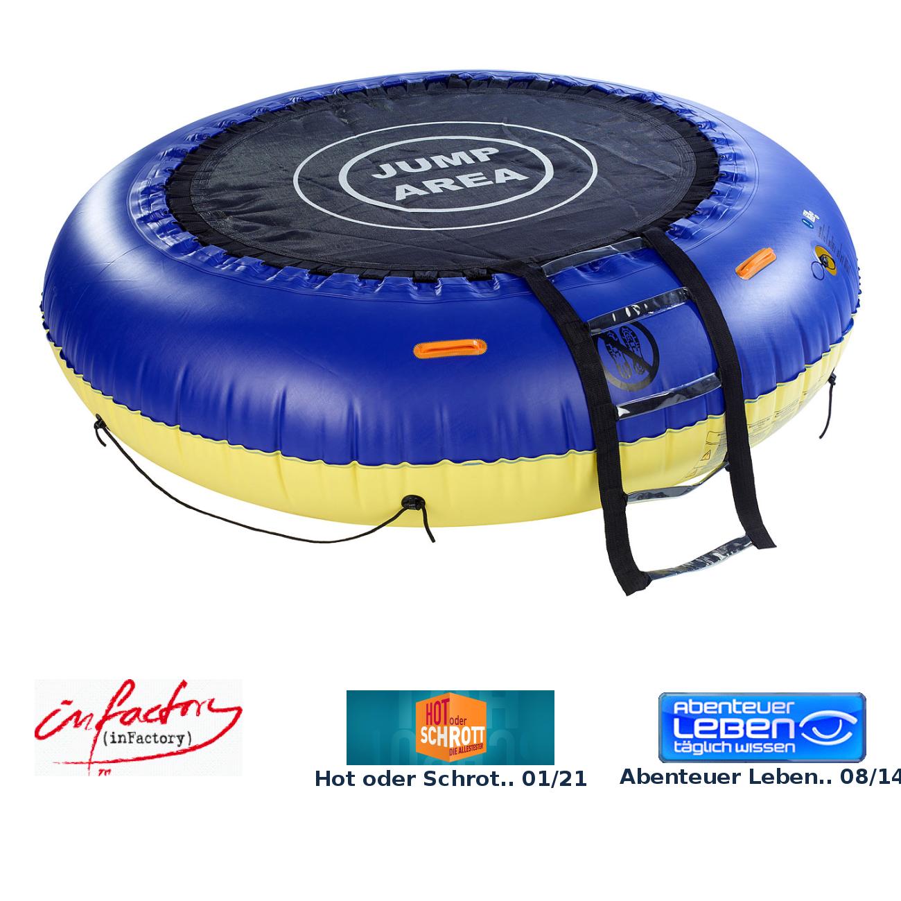 4in1 Trampolin für Wasser und Garten, Ø 193 cm eBay