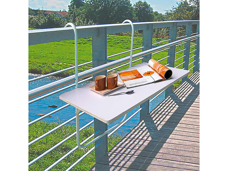 BalkonKlapptisch weiss