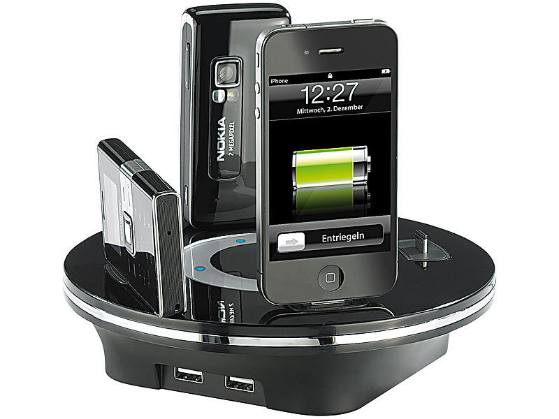 Stipendium Pas på Snart Callstel Handy Ladestation iPhone: Universale USB-Multi-Ladestation 6x f.  tausende mobile Geräte (Universalladegerät für Handys)
