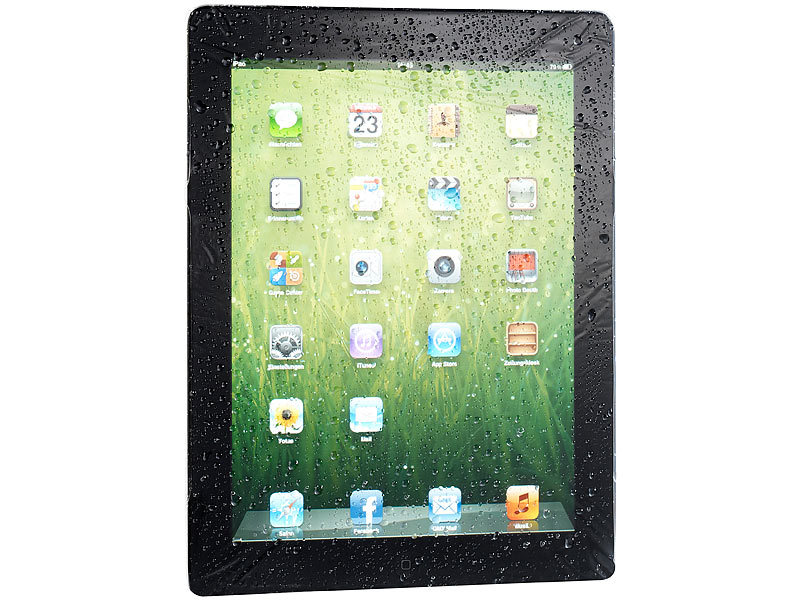 Xcase iPad Hülle: Wasser- & staubdichte Folien-Schutztasche für