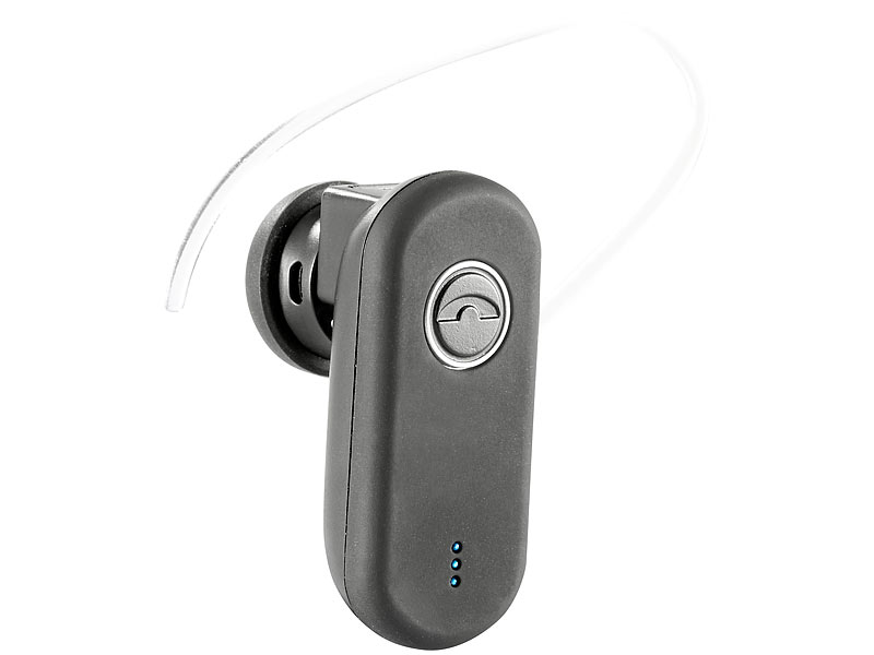 PEARL Universelles Bluetooth Headset "XHS210" mit SoftTouchOberfläche