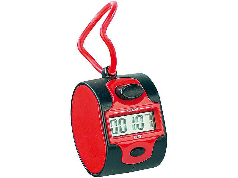 WOONEKY Digitaler Handzähler Mit LED Display | Elektronischer Zähler Für Sport & Meditation | Praktischer Tragbarer Zähler