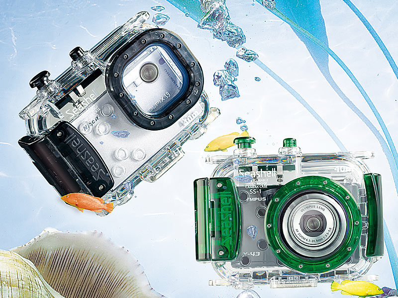 60m Tiefe Kamera Unterwasser Gehäuse Fall Wasserdichte Kamera