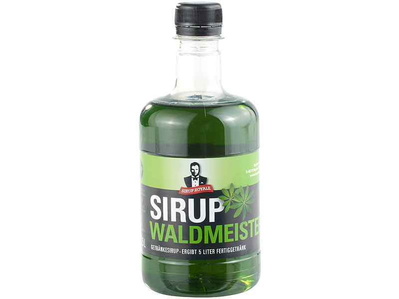 Farbiges Sirup: Sirup Royale mit Waldmeister-Geschmack, 0,5 Liter, PET ...