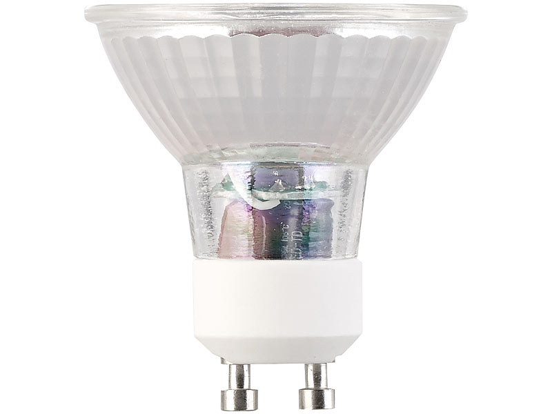 10 x COB GU10 Glas Leuchtmittel daylight weiß 420lm Strahler Birne Spot Lampe 5W 