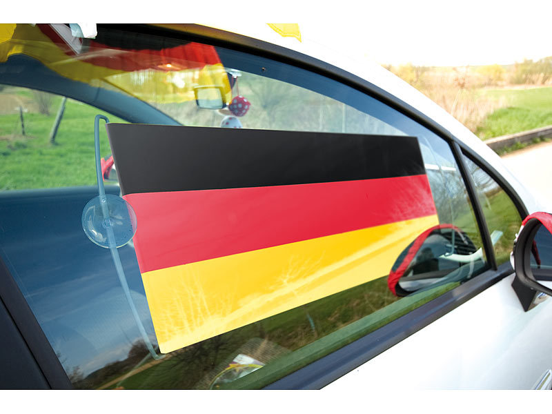 PEARL Länderflagge: Auto-Magnet-Fahne Deutschland (Deutschlandflagge)