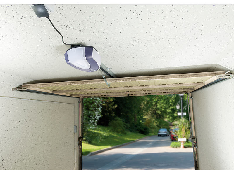 Lescars Garagenmotor: Garagentorantrieb für 7-m²-Tore, 600 N