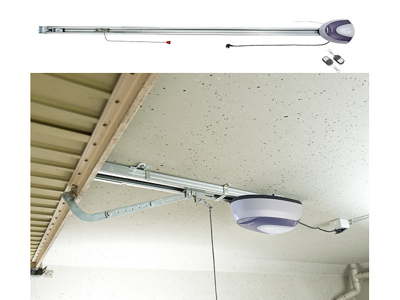 Lescars Garagenmotor: Garagentorantrieb für 7-m²-Tore, 600 N