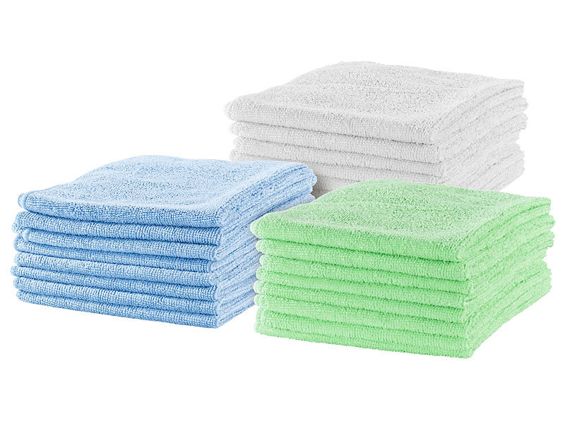 8 Stück Microfaser Tücher für Haus & Garten Küche Bad Reinigungstücher 
