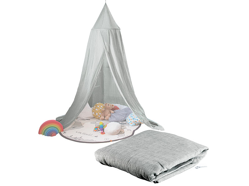 Baby Tent Gaze Kinder Betthimmel Fliegennetz Insektenschutz Baldachin Spielen 