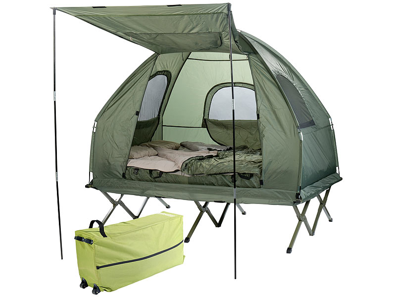 Ultra Leicht Feldbett Campingbett Campingliege Faltbar Tragbar Bett+Tasche w 