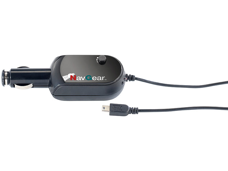 NavGear Dashcam-Netzteil: 12V-Kfz-Netzteil m. Vibrationssensor, G