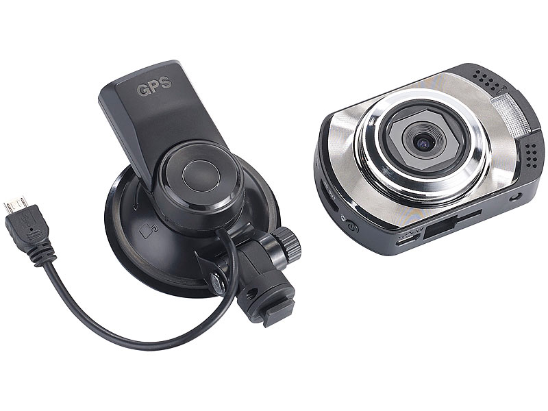 NavGear Auto Überwachung: QHD-Dual-Dashcam mit 2 Kameras
