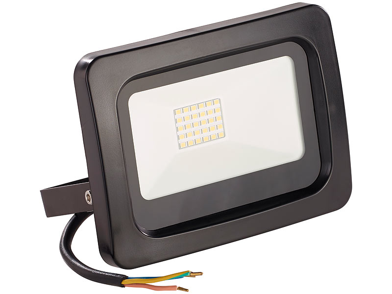 COB LED Flutlichtstrahler LED Scheinwerfer LED Fluter 20 Watt Warmweiss 180°PIR