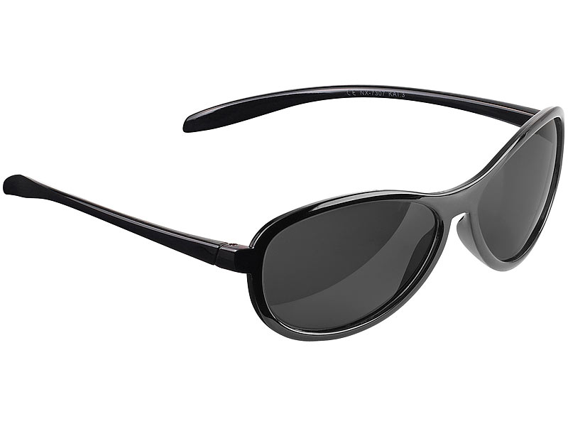 PEARL Brille polarisiert: Kontrastverstärkende Sonnenbrille, polarisiert,  UV 380 (Polarisierende Sonnenbrille)