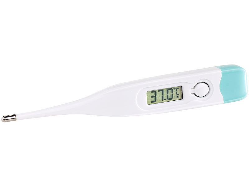 Med-Comfort Digital-Fieberthermometer Fieber-Thermometer wasserdicht 4-Stellen 