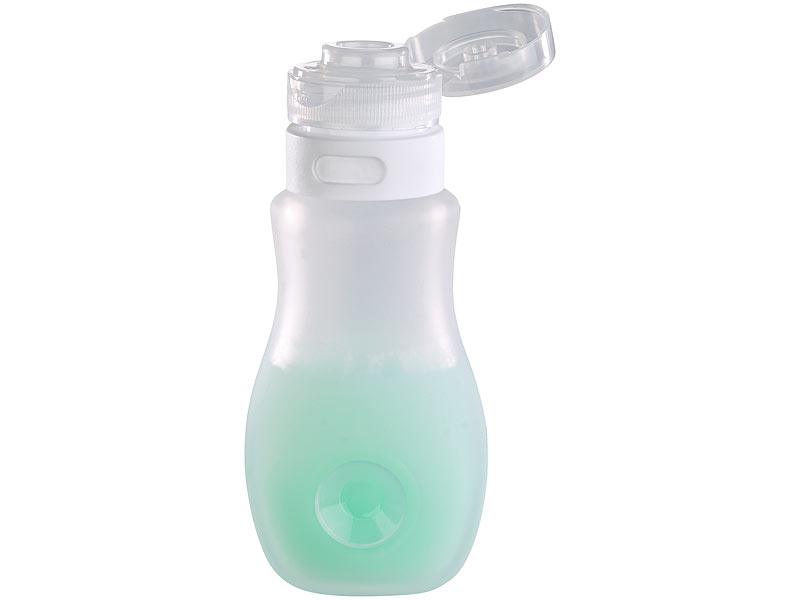 Silikon-Reiseflaschen mit Haken 30 ml tragbare Kosmetikbehälter aus Kunststoff 