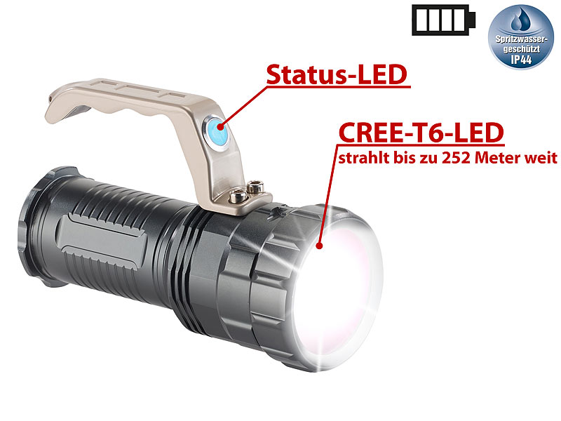 Taschenlampe Campinglampe Handscheinwerfer Lampe 13 LED Original Redcliffs  NEU 