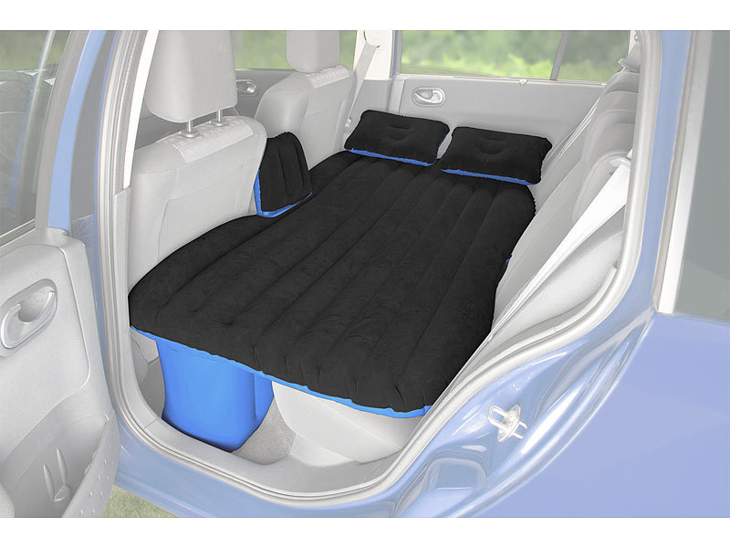 Aufblasbare Luftbett Matratze Bett Luftmatratze für Auto Rücksitz mit Pumpe DE 
