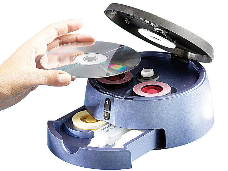Q-Sonic CD Reiniger: CD/DVD/Blu-ray-Reparatur- und Reinigungsset