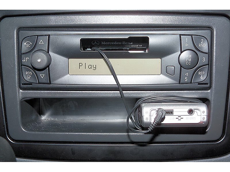MP3 Stick an ein Kassettenlaufwerk an Adapterkassette SmartListen um CD-Player 
