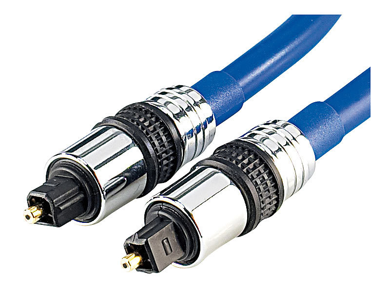 7,5m Toslink Kabel optisches Audiokabel vergoldete Kontakte Digital Audio